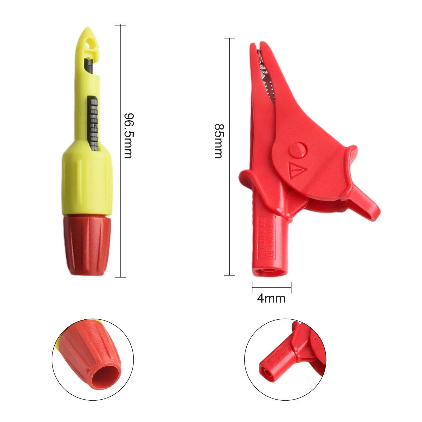Sufficient Equipment Extensive Collection Of Six Essential Tester Tools With Heavy Duty Crocodile Clip & Wiring Features