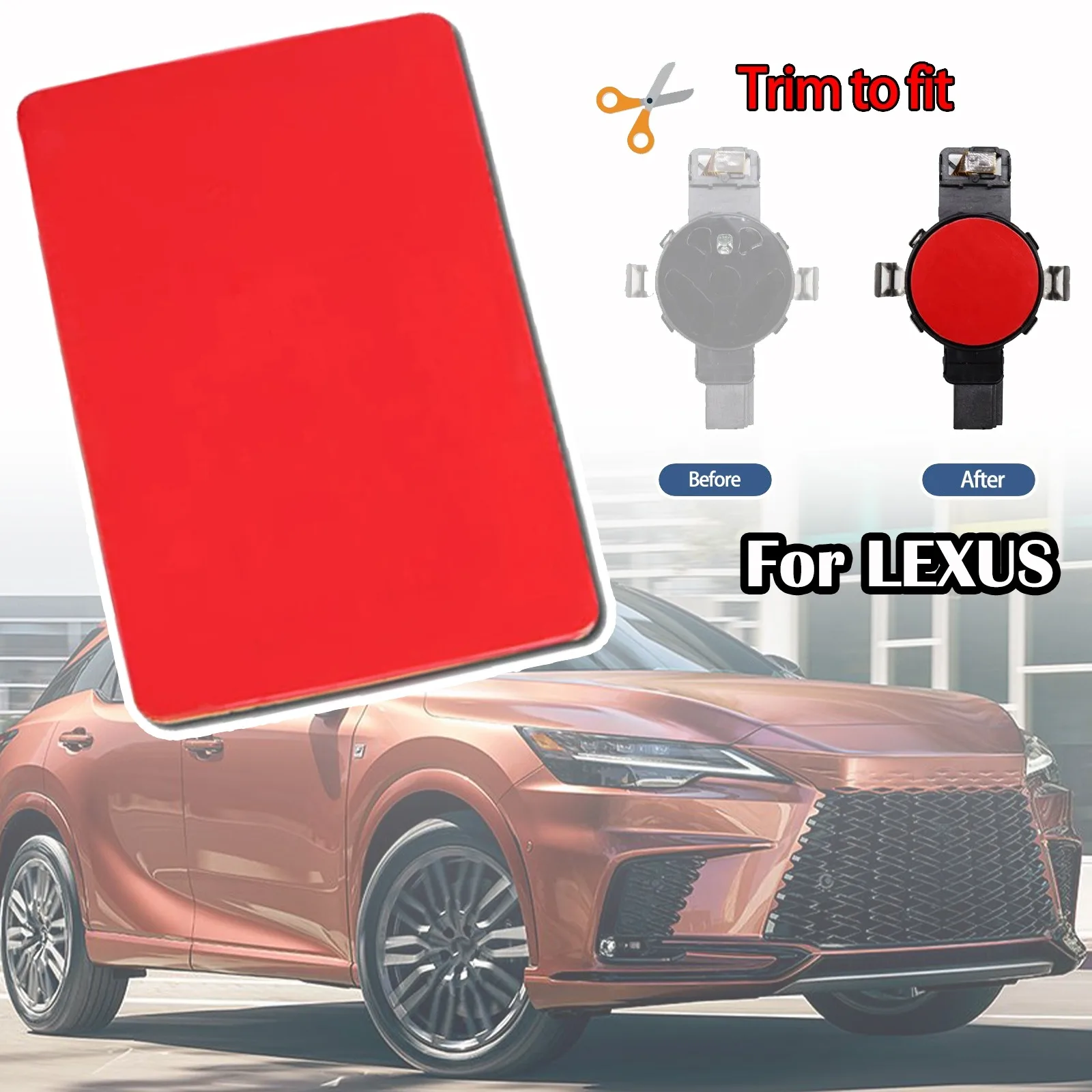 

Rain& Light Sensor Gel Adhesive For TOYOTA & LEXUS MODE FILM Silicone Cushion Pad Windscreen Chip Repair Kit Multi-Purpose Tape