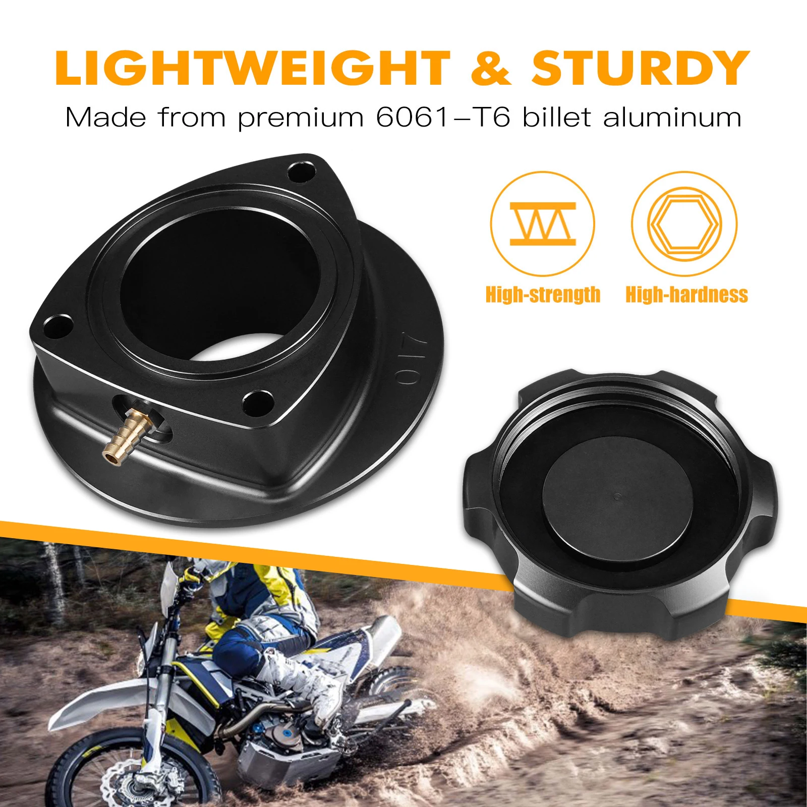 NICECNC Für Husqvarna 701 Enduro /Supermoto 2016-2024 Tankdeckel Tankverschluss Für GasGas 700 Enduro /Supermoto 2022-2024 – Detail 4