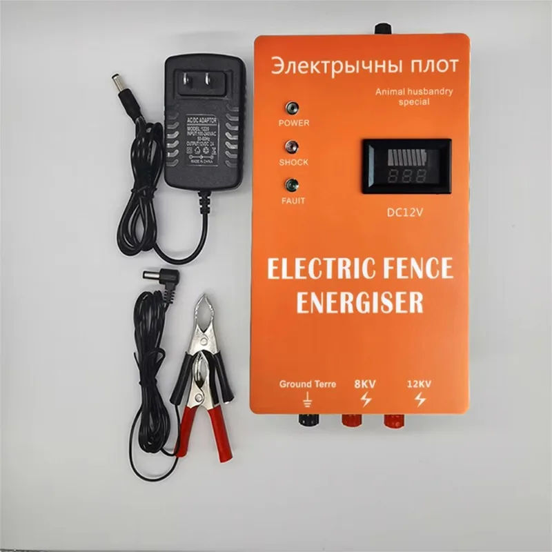 Factory Direct 5km Animal Electronic Fence Energizer 2J Electric Fence Pulser Pasture Energy Controller with Alarm