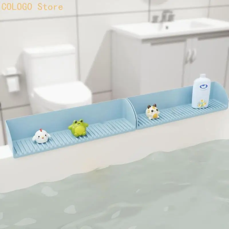 Multipurpose Silicone Splash Guard For Bathtub And Kitchen Sink Baby Bath Storage Rack Bathroom Accessory D0LD