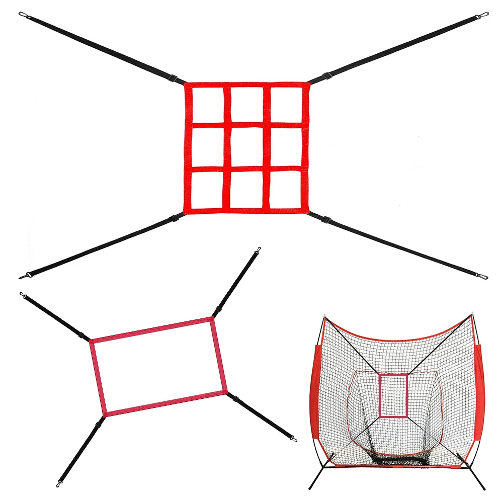 Baseball Practice Net Practice Accuracy Training Throwing Baseball Softball Pitching Target Baseball Pitching Net Training Aids