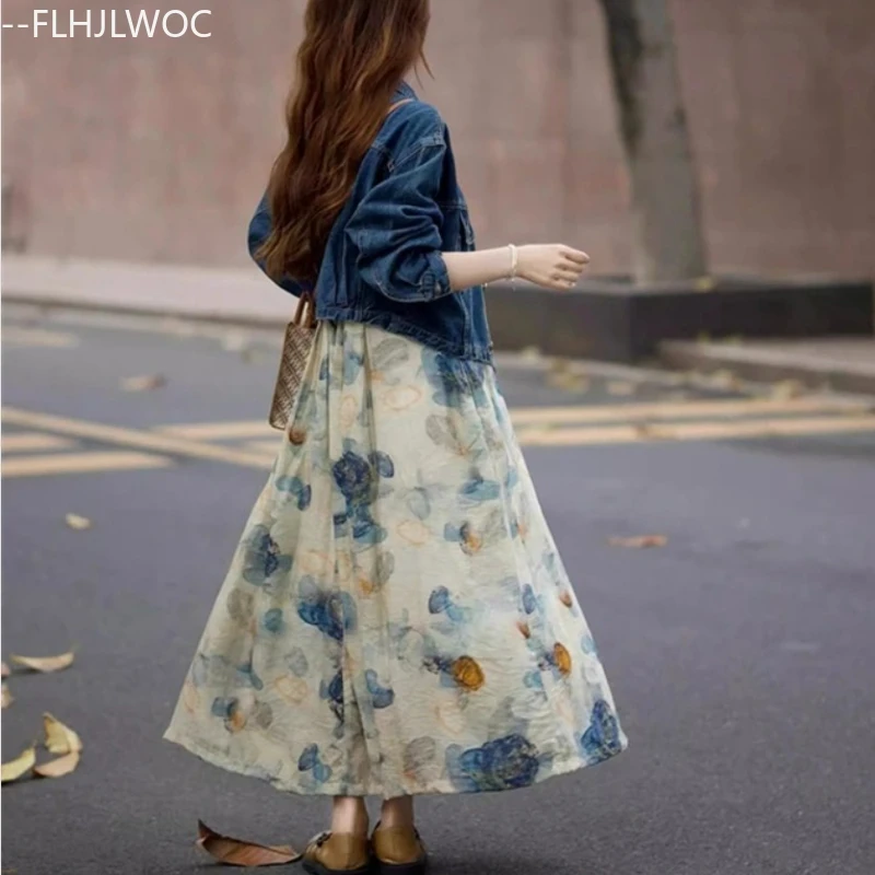 Ropa holgada, vestidos, trajes, conjuntos de 2 piezas, moda de otoño 2025, marca FLHJLWOC, conjunto de vestido camisero informal coreano elegante para mujer