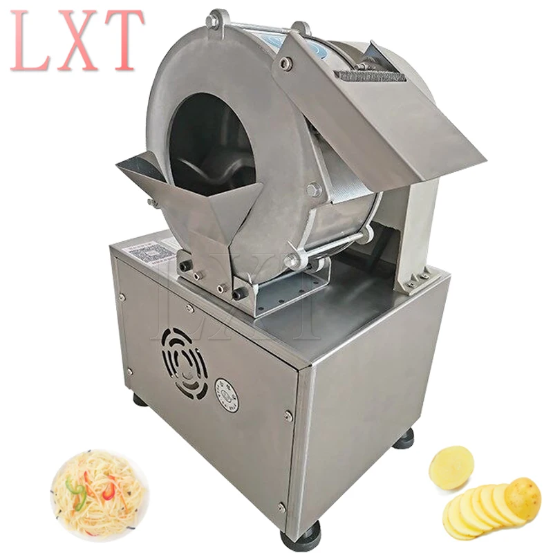 220V Electric Vegetable Cutting Machine Multifunctional Automatic Commercial Potato Shredder Carrot Ginger Slicer