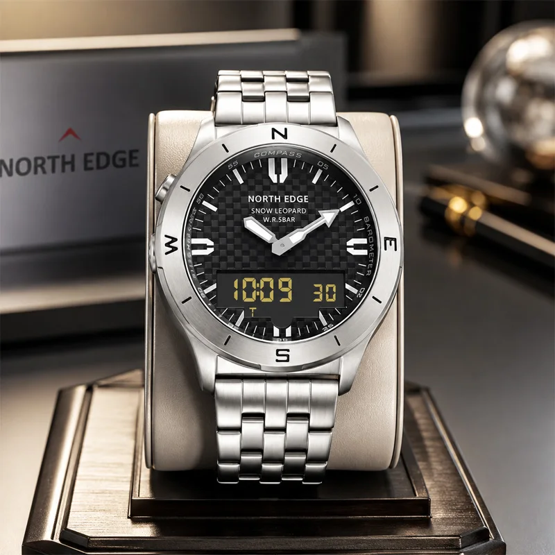 north-edge-men's-sports-digital-watches-business-luxury-watch-for-men-waterproof-50m-altimeter-barometer-compass-luminous-clock