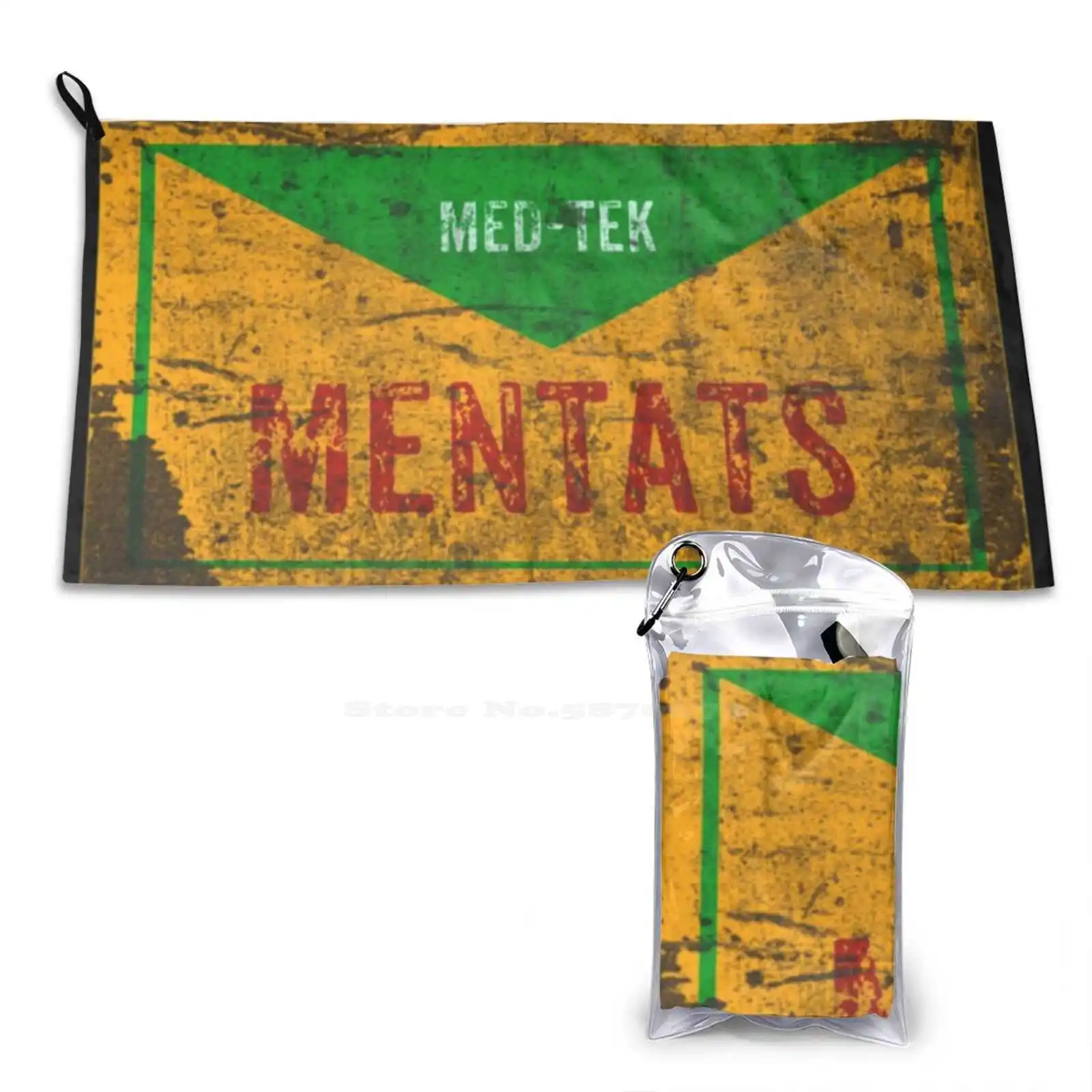 Mentats Custom Soft Sport Towels Home Outdoor Apocalypse Sunset Sarsparilla Video Games Wander Courier Waste Land Dlc Guns