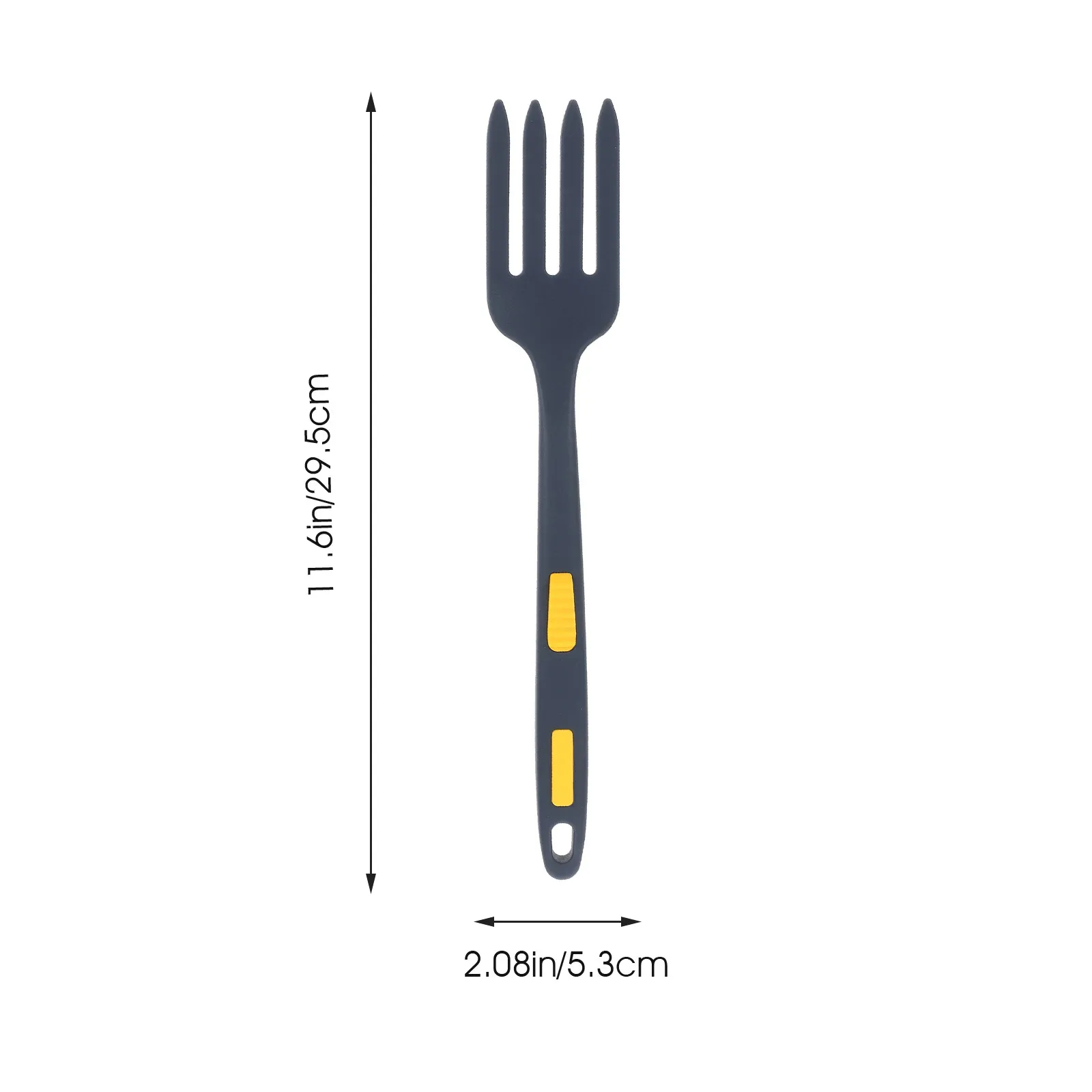 Premium Silicone Cooking Fork for Noodles Pasta Spaghetti Salad Mixing Large Ergonomic Nonstick Kitchen Gadget Food Serving Fork