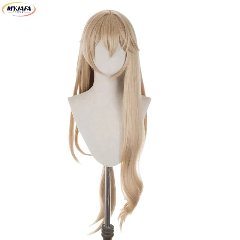 2025-luocha-honkai-star-rail-cosplay-100-cm-longue-ligne-droite-lumiere-doree-resistant-a-la-chaleur-cheveux-synthetiques-anime-perruques-perruque