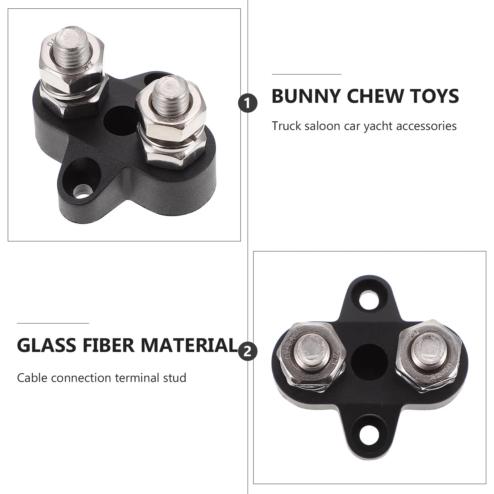 

Heavy Duty Bus Bar Terminal Junction Block For Car Rv Boat Motorbike Wiring Distribution Organizer