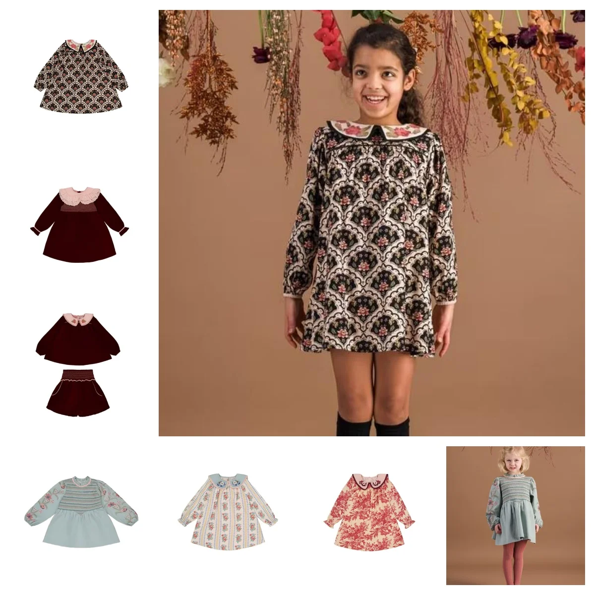 robe-a-manches-longues-en-velours-pour-filles-style-vintage-avec-pantalon-court-ensemble-automne-hiver-vetements-pour-enfants-broderie-haute-definition