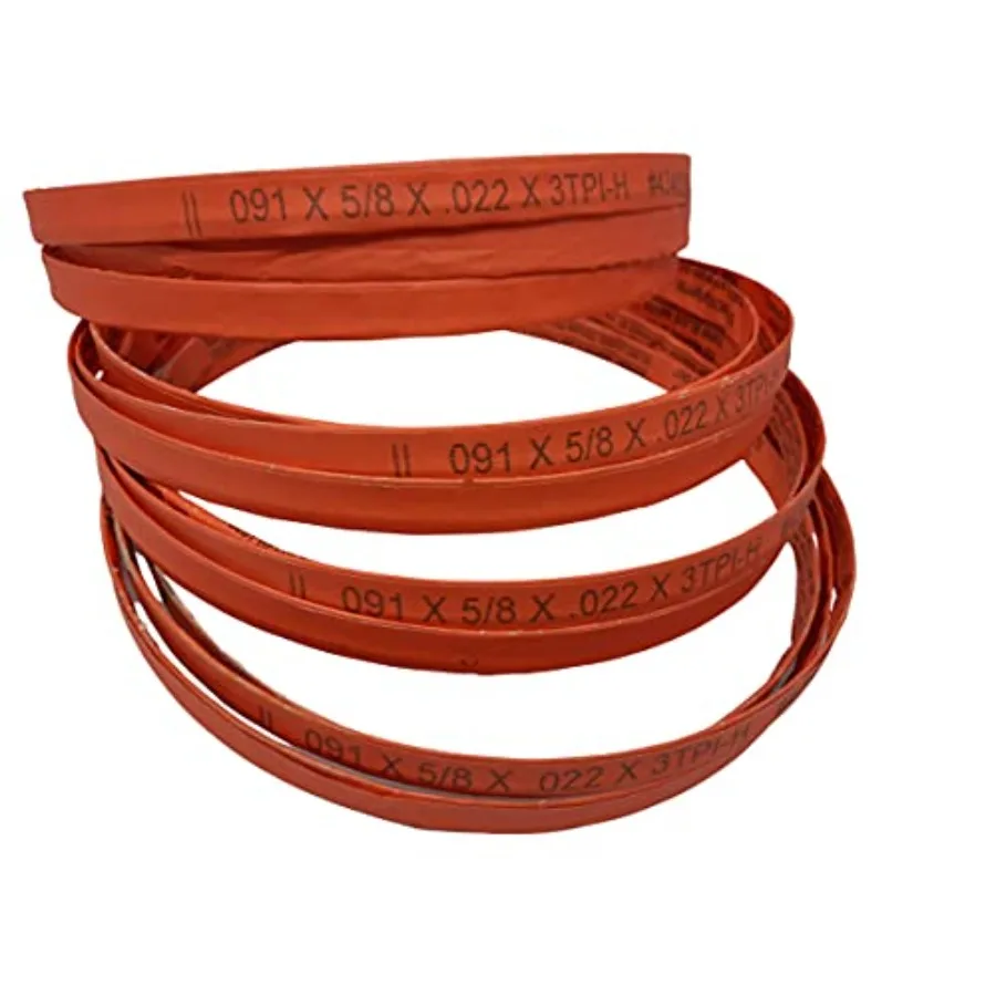 91 x 5/8 x 3TPI - 2 Pack or 4 Pack - Bone in Meat Cutting Bandsaw Blades Cozzini Cutlery Imports - Fits Biro - AA AA1 Biro - 22