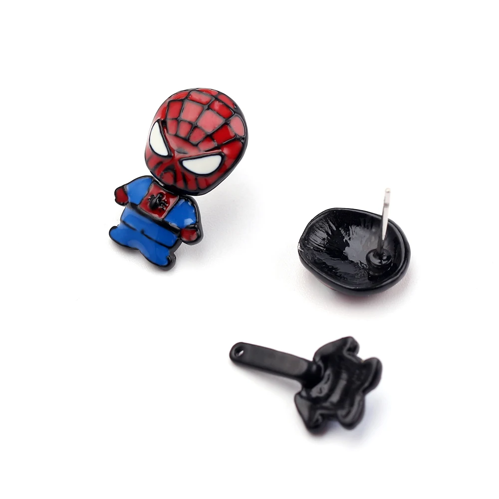 ديزني مارفل الخيال العلمي فيلم المنتقمون خارقة سبايدرمان أقراط شخصية الموضة بيتر بنجامين باركر أقراط هدايا لمحبي #2