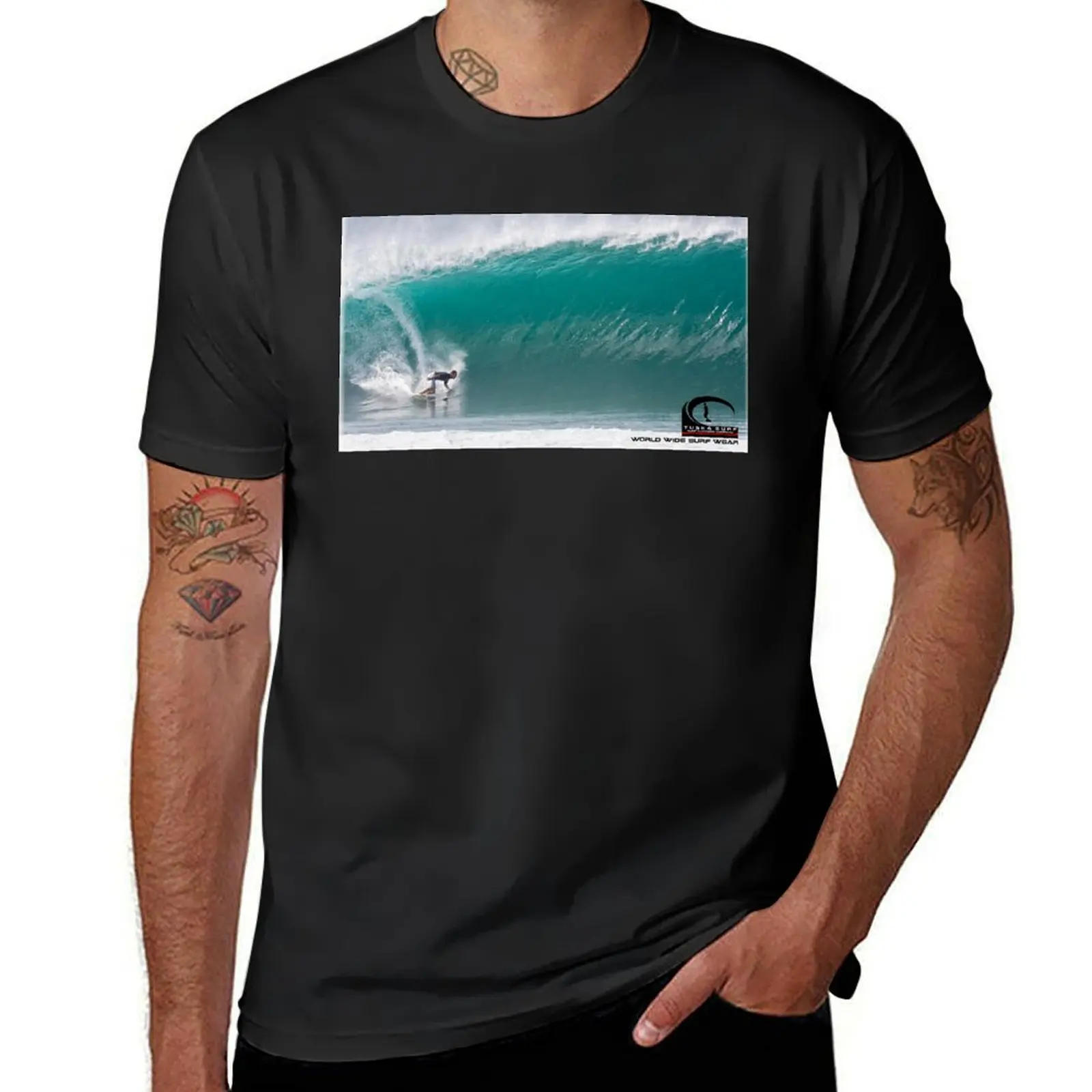 Banzai pipeline hawaii surf Tee shirt with photo T-Shirt sublime Blouse animal prinfor boys Men's t-shirt