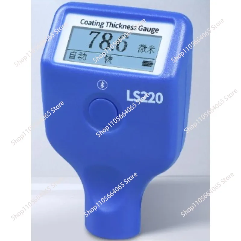 Paint Coating Thickness Tester 0-3500μm 0.1μm Fe NFe Probe Gauge LS220 for Auto Car Paint Film Thickness Gauge -20℃ LCD Screen