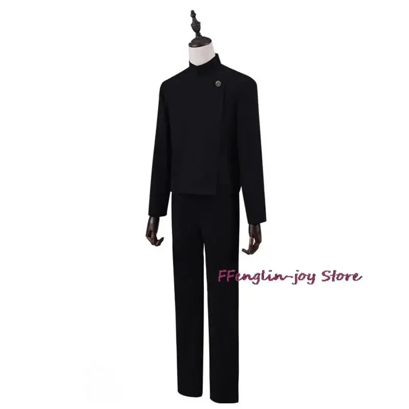 Una arena de osos Anime Jujutsu Kaisen disfraz de Cosplay Gojo Satoru uniforme de escuela secundaria ropa peluca 2025 nuevo