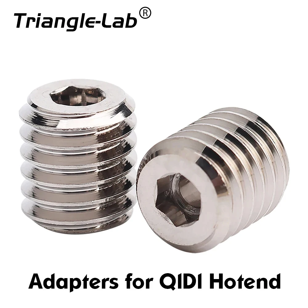 

C Trianglelab High Flow Plated Copper QIDI Adapters QIDI 3D printer converter is compatible with V6 Nozzle ZS V6 NOZZLE