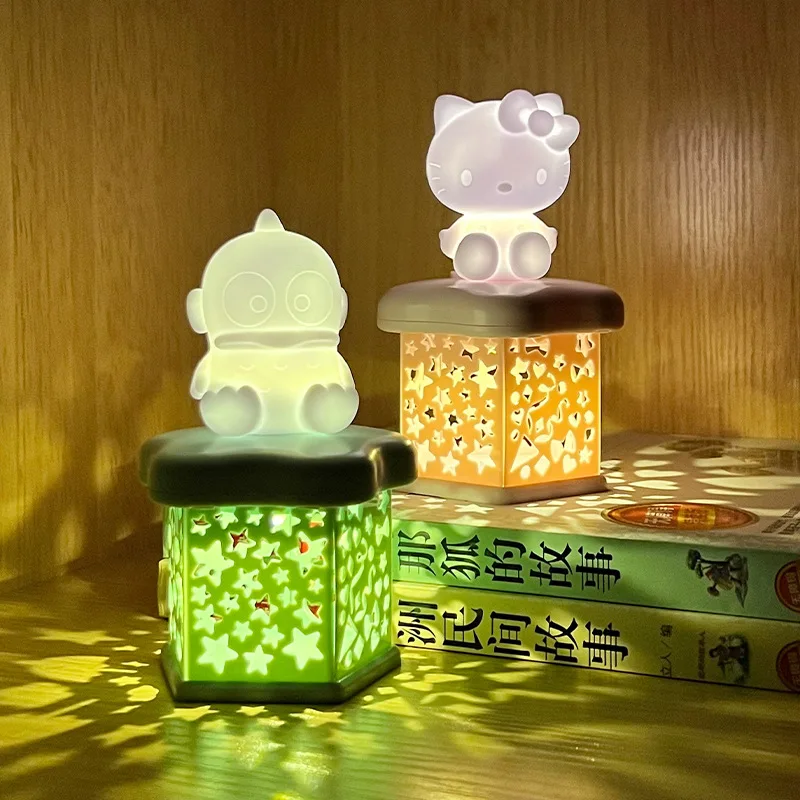

Sanrio Cinnamoroll Hangyodon Cartoon Desktop Colorful Light Illusionary Atmosphere Light Nightlight Atmosphere Colorful Light