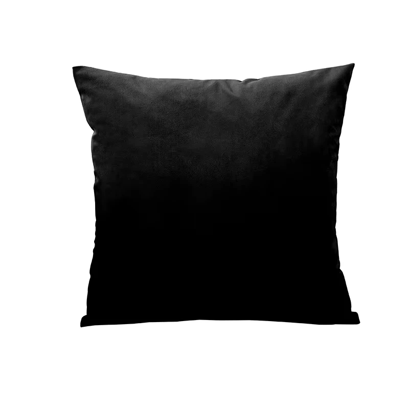 Funda de cojín de terciopelo negro |   Estilo nórdico |   Funda de almohada para decoración de sofá de sala de estar |   Acento elegante para el hogar