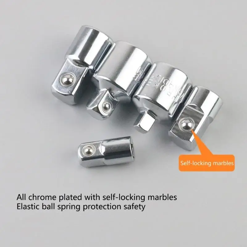 W8KB 6PCS Ratchet WbLench Socket Sleeve Bộ chuyển đổi đầu 1/4 inch đến 3/8 inch