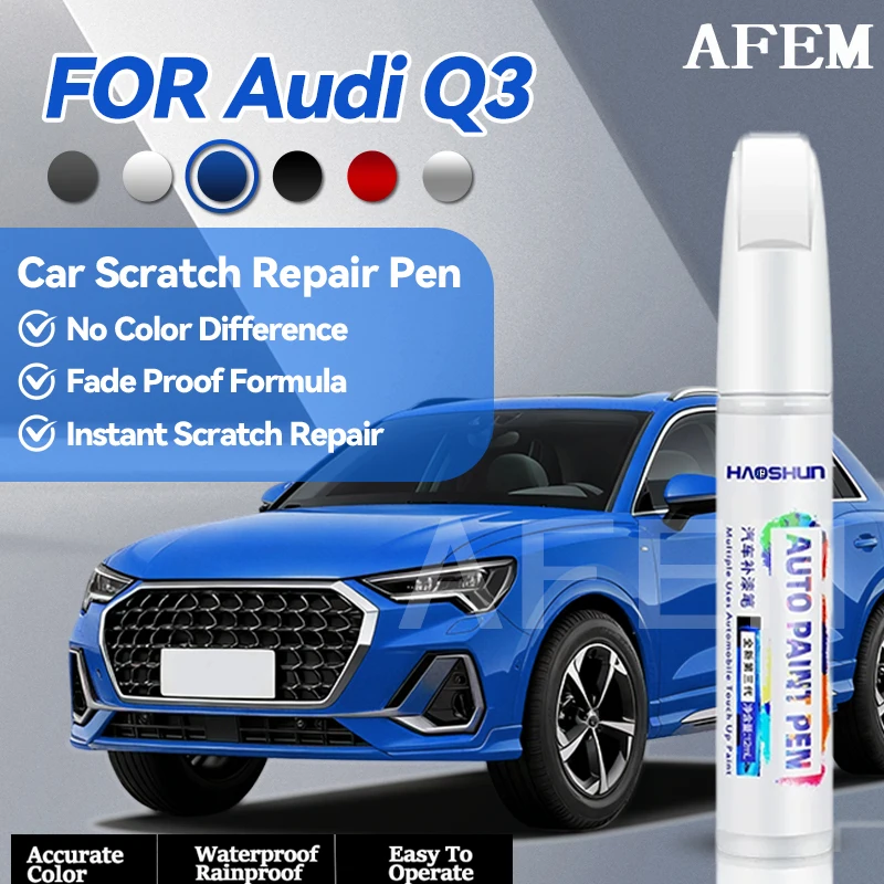 Specialized Automobiles For Audi Q3 2011-2025 8U F3 Paint Repair Pen Touch Up Scratch Remover DIY Auto Accessories Black White O
