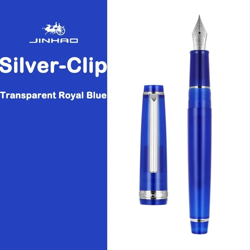 Jinhao 82 Vulpen Sliver Clip Luxe Elegante Pennen 0.7/0.5/0.38mm Extra Fijne Penpunt Schrijven Kantoor Schoolbenodigdheden Briefpapier