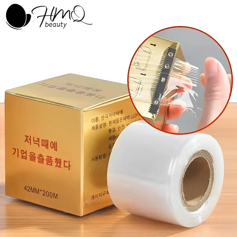 3/1Rolls Tattoo Clear Plastic Wrap Preservative Microblading Film for Permanent Makeup Eyebrow Accessories Beauty Tool for Salon