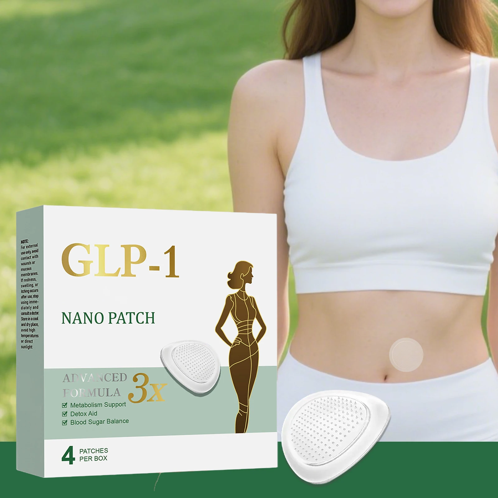 2025 GLP-1-patches Combinatie van hyaluronzuur- en plantenextracten |   Maak je een betere versie van jezelf