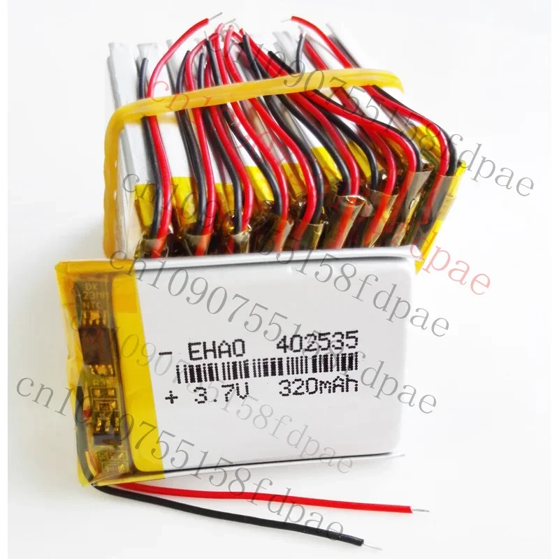 Premium Lot 10pcs 3.7V 320mAh 402535   Lipo Polymer Rechargeable Battery For MP3 GPS Watch