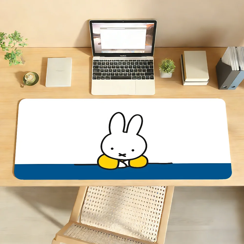 Cute M-Miffy Mouse Pad For Office Gaming And Keyboards Non-Slip Large Waterproof
