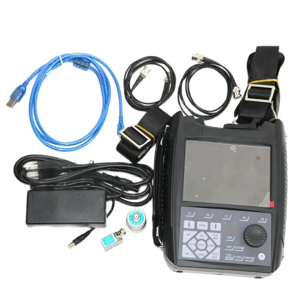 SUB100 Portable Digital Ultrasonic Flaw Detector with 2.5MHz Probe Range 0~10000mm Flawmeter