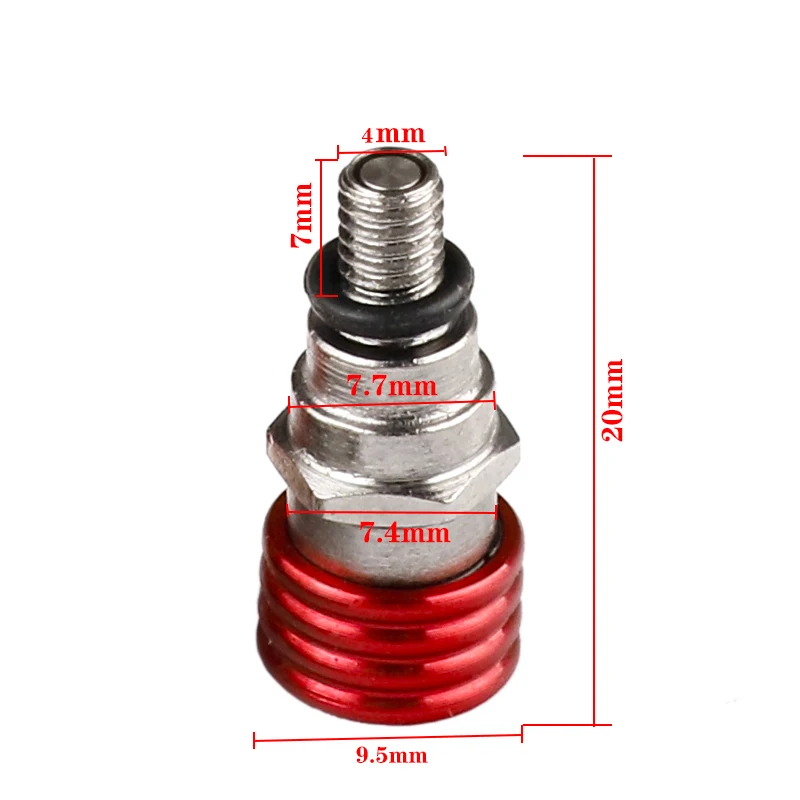 Motorcycle M4*0.7cm Fork Air Bleeder Valve 48MM Front Fork Knob Adjuster For KTM Husqvarna SX SXF EXC EXCF XCF XCW FC FE TC TE