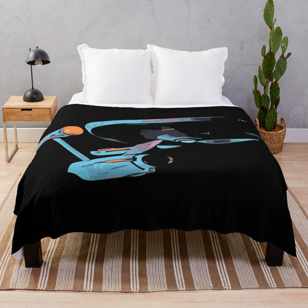 

To boldly go Throw Blanket Furry Plush Flannels Large Bed linens Blankets