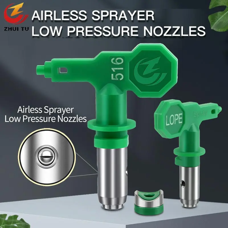 Spray Gun Low-Pressure Nozzle Tip 108/208/210 308/310/410/512 For Paint Latex Paint Airless Spraying Machine Sprayer Gun Tools ﻿