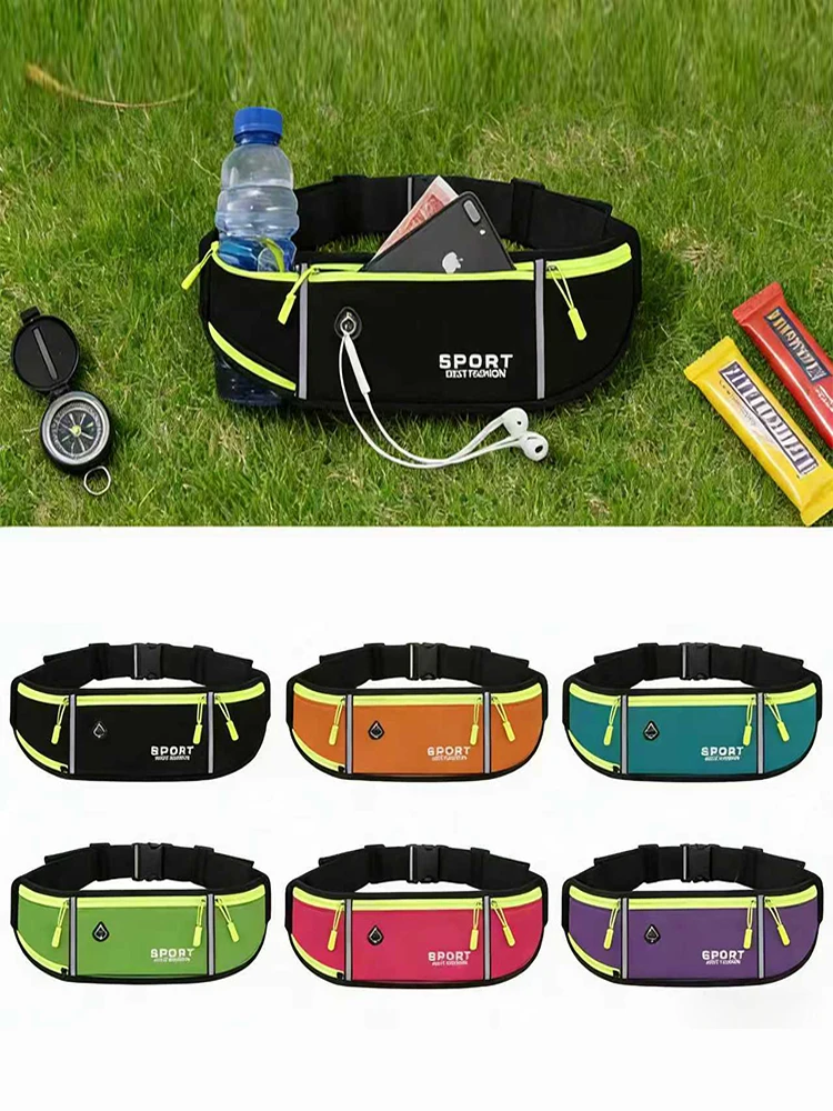 Unisex Waterproof Running Bag Men Women Sports Belt Pouch  Mobile Phone Bag Gym Running Cell Phone Jogging Run Cycling Bag