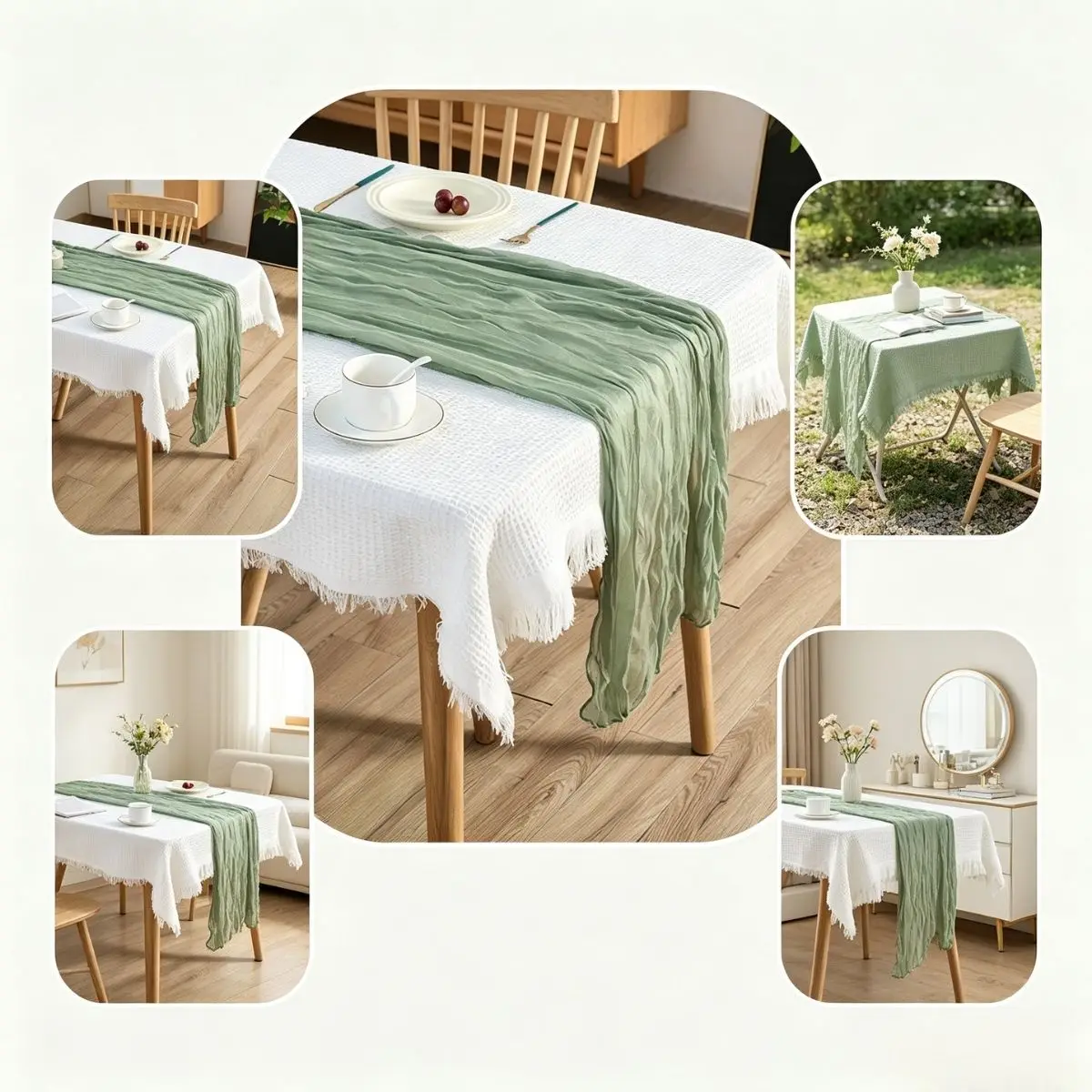 Table Runner Wedding Sheer Chiffon Table Runners Rustic Boho Wedding Decor Bridal Shower, Wedding Sweetheart Table Decor