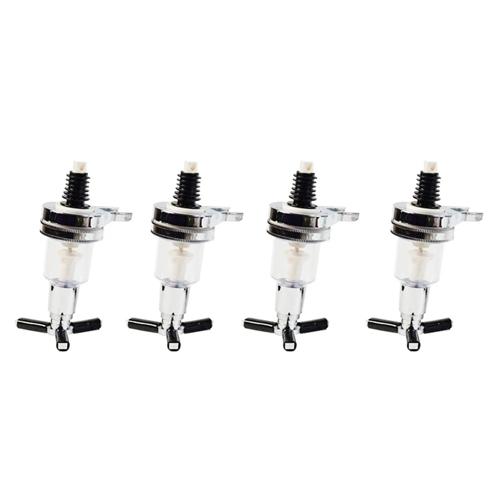 

AFOURT-Wall Mounted Stand Rotary 4 Bottle Wine Beer Liquor Drinks Dispenser Home Bar Pourer Rack Wine Juice Shot Dispenser