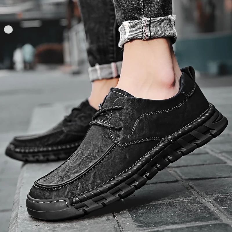 2025-ブラック-メンズ-ハンドメイド-縫製-ステッチ-レザー-ドレス-シューズ-カジュアル-イベント用のクラシックなオックスフォード-スタイル-メンズ-オックスフォード-シューズ