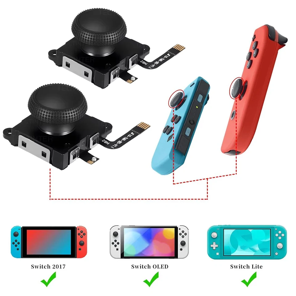 Nintendo Switch - hal 2PCS Hall Effect Joystick Replacement for Nintendo Switch/Lite