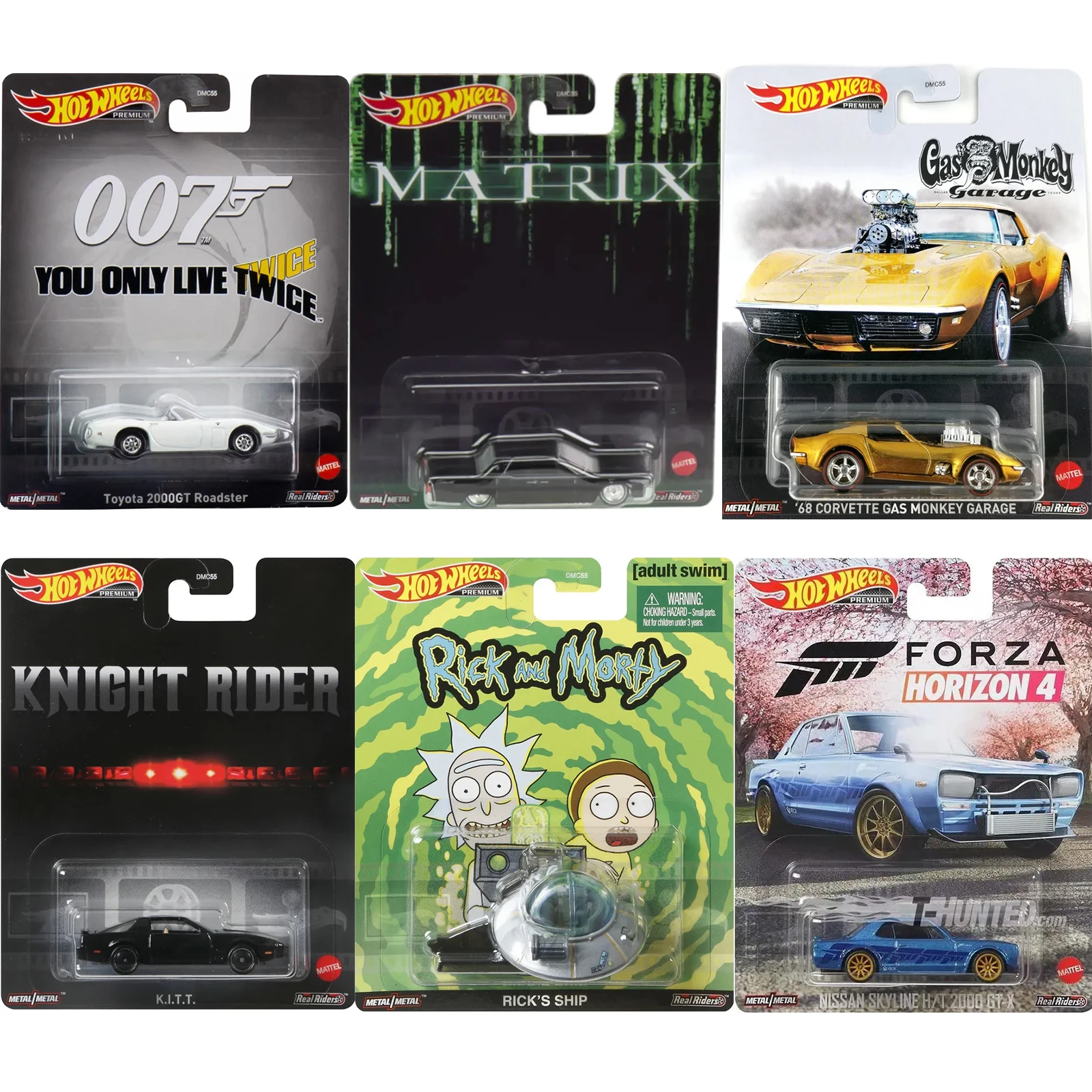 SALE1 DMC55 Hot Wheels escala 1/64 coche modelo fundido a presión DMC55 Nissan 2000gt Lincoln Continent la MÁQUINA MISTÉRIA AUDI AVANT RS2