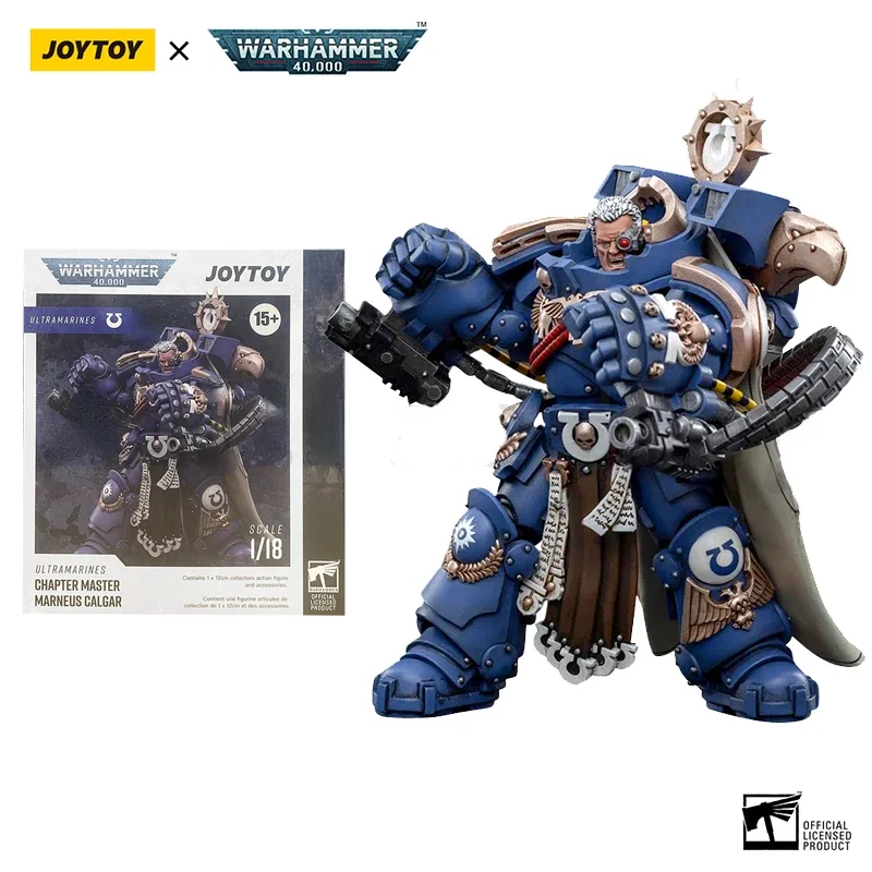 JOYTOY 1/18 Action Figure 40K Chapter Master Marneus Calgar อะนิเมะคอลเลกชันทหาร