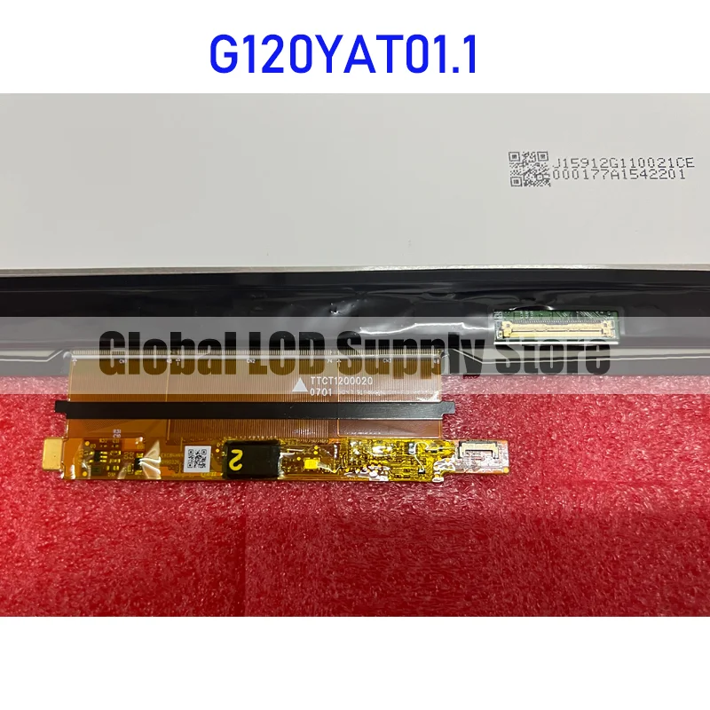 Imagem -04 - Original Lcd Display Screen Panel para Audi Novo e Transporte Rápido G120yat01.1 120 em