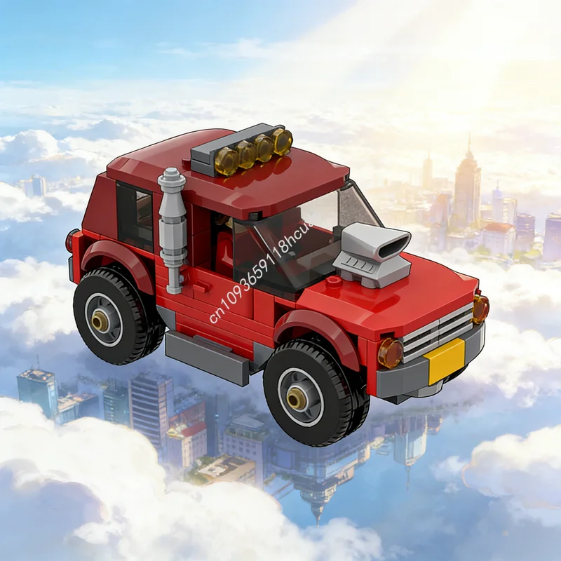 155 stuks MOC Bill S SUV Creator Model Bouwstenen Speelgoed Constructie Monteren Creatief DIY Idee Baksteen Kerstcadeaus Onderwijs