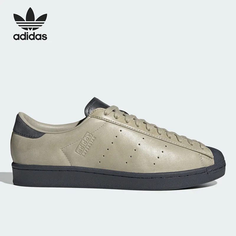Adidas Originals Authentic Low Top Skate Shoes KJ2539 Carbon Black Wonder Brown Cow Leather Rubber Toe Cap Casual Sneakers