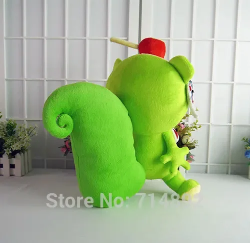 アニメハッピーツリーフレンズぬいぐるみ HTF ナッティぬいぐるみ 38 センチメートルソフト枕漫画コスプレギフト用