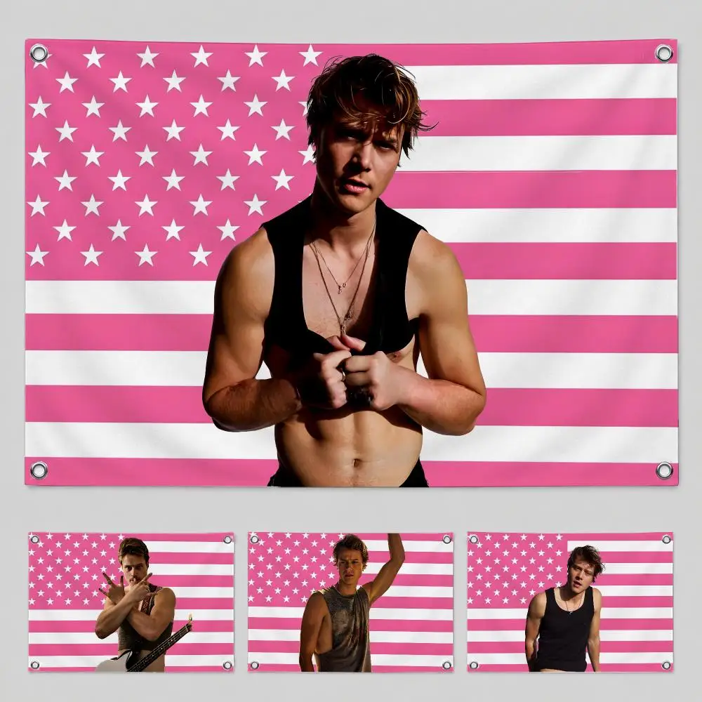 Character JJ Maybanks Flags Home Yard & Garden Decor Banner - Indoor Outdoor Wall Hanging Flag