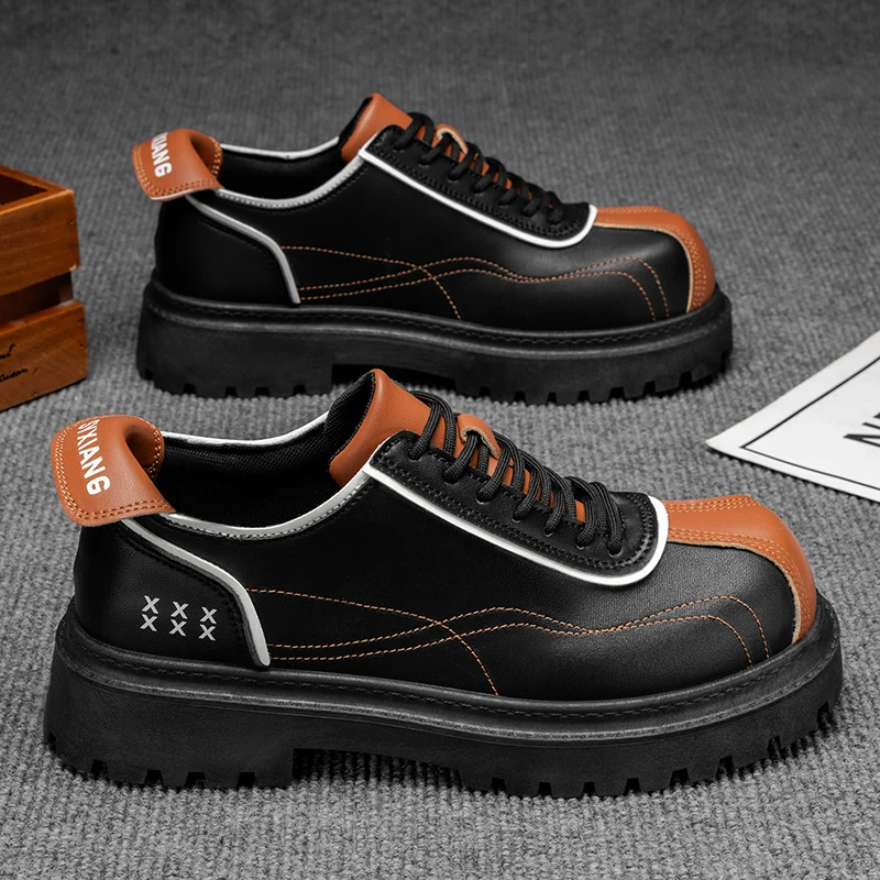 

Cheap Man Urban Sneakers Big Size Platform Men’s Skateboarding Shoes Harajuku Low Cut Male Skate Shoe Zapatos Hombre