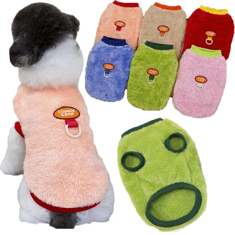 

Dog Clothes Winter Long Plush Hoodies Short Sleeve Costume For Dog O-Neck Small Dog Garment Pullover Puppy Sweatshirt Sweater XL
