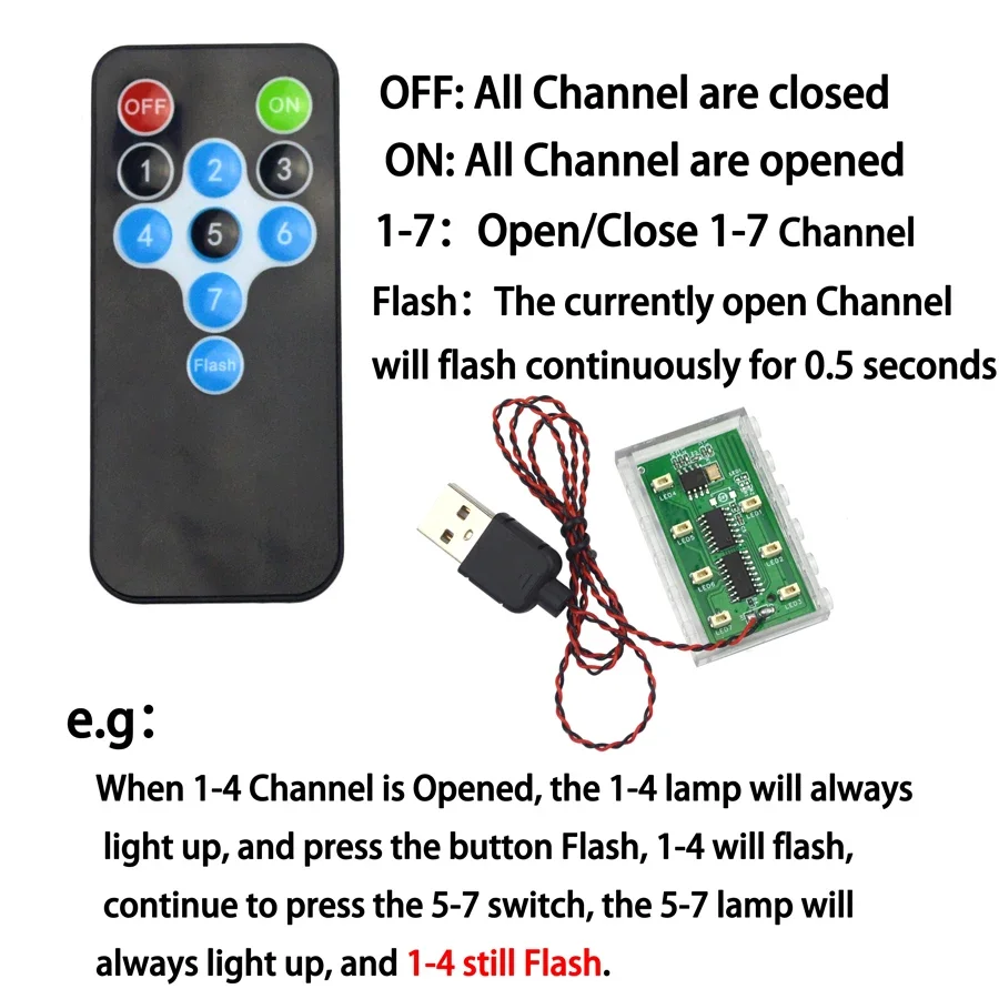 Reflector Led con Control remoto, lámpara de mesa de luz MOC, alimentada por USB, foco multifuncional DIY, juguetes de bloques de construcción