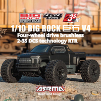 ARRMA New Big Rock V4 1:10 RC Remote Control Electric Brushless 2-3S DSC Technology Four-Wheel Drive Off-Road Vehicle