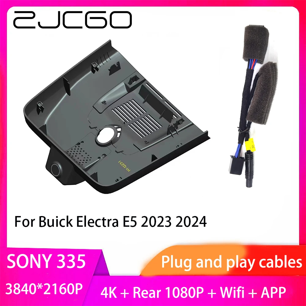 ZJCGO Plug and Play DVR Dash Cam 4K 2160P Video Recorder For Buick Electra E5 2023 2024